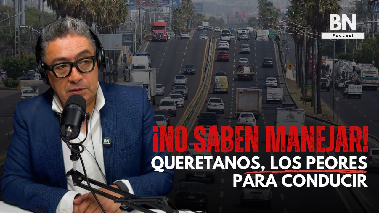 Querétaro apareció en primer lugar nacional por conducción imprudente. Después de ver cómo manejan algunos en Bernardo Quintana, ni sorprendidos estamos.🎙️En Blanco y Negro ⚪️⚫️ Conducen Aurelio Peña, Adán Olvera, Mario León Leyva.
