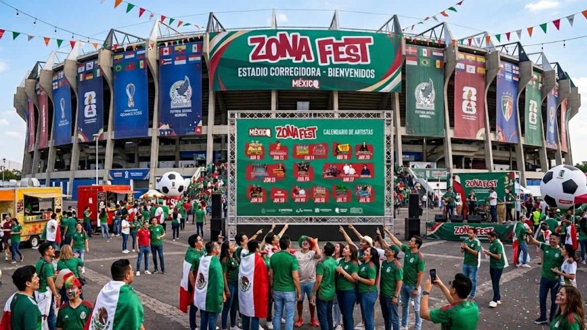 ⚽️🎤Ya está listo el zona Fest para vivir la final de la fiesta deportiva más importante del mundo