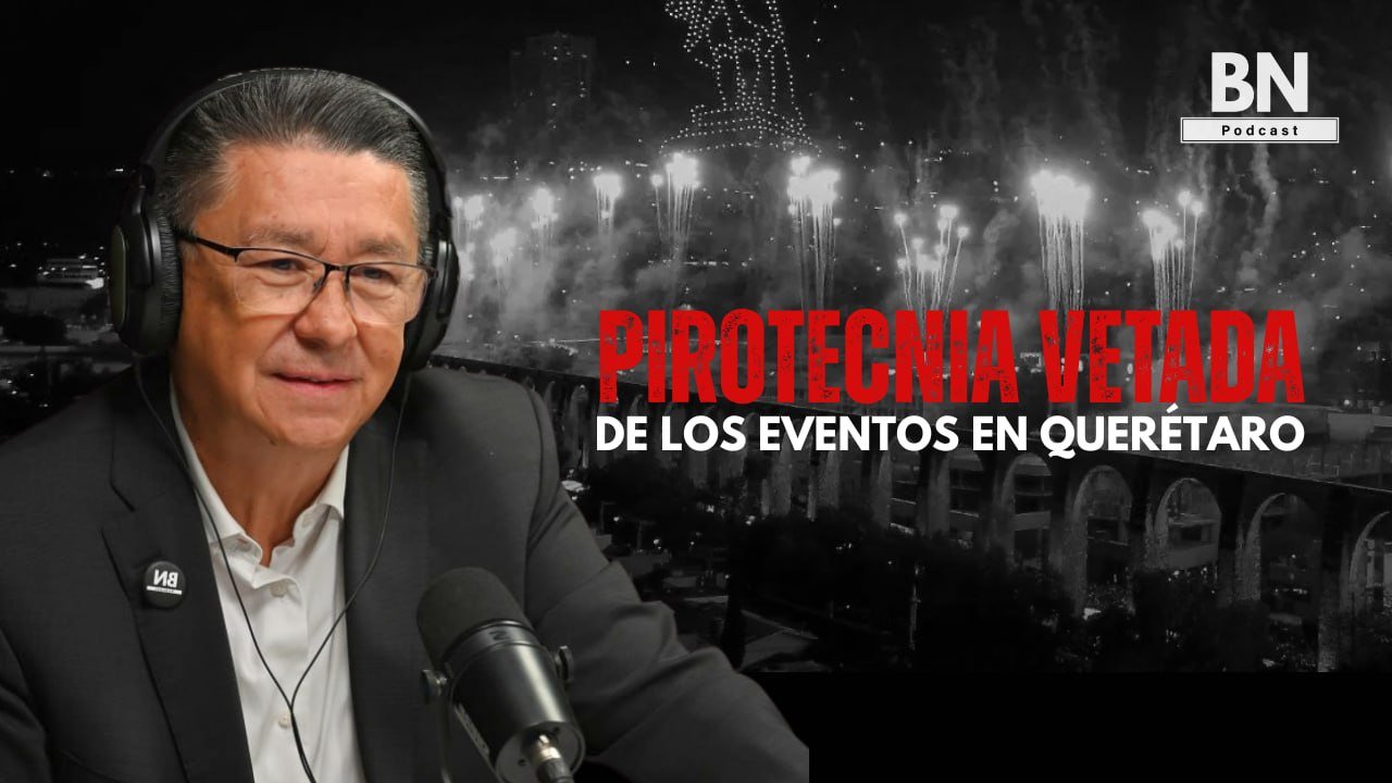¿Adiós a la pirotecnia tradicional? En Querétaro ya se habla de espectáculos de baja intensidad para reducir el impacto en las mascotas.🎙 En Blanco y Negro ⚪️⚫️ Conducen Aurelio Peña, Adán Olvera, Mario León Leyva.
